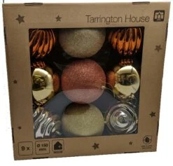Tarrington House Kugeln Coming Home, Kunststoff, Ø 15 Cm, Glänzend, Matt Und Glitzernd, 9 Tlg. -VIDAXL Store 0012b1af c3b9 4681 957c b17fe1b28050 3
