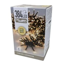 LED Cluster-Lichterkette 384 LED-Lichter / 3m / Extra Warmweiß / In- & Outdoor -VIDAXL Store 003405d1 3678 4e9b bc68 061df4e5b102