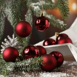 Christbaumkugel Weihnachtskugel Bruchfest D: 4cm Glänzend Matt Weinrot 16er Set 9 Christbaumkugel Weihnachtskugel Bruchfest D: 4cm Glänzend Matt Weinrot 16er Set -VIDAXL Store 02afd3f4 a3bd 4bc3 927d efa2535535b7