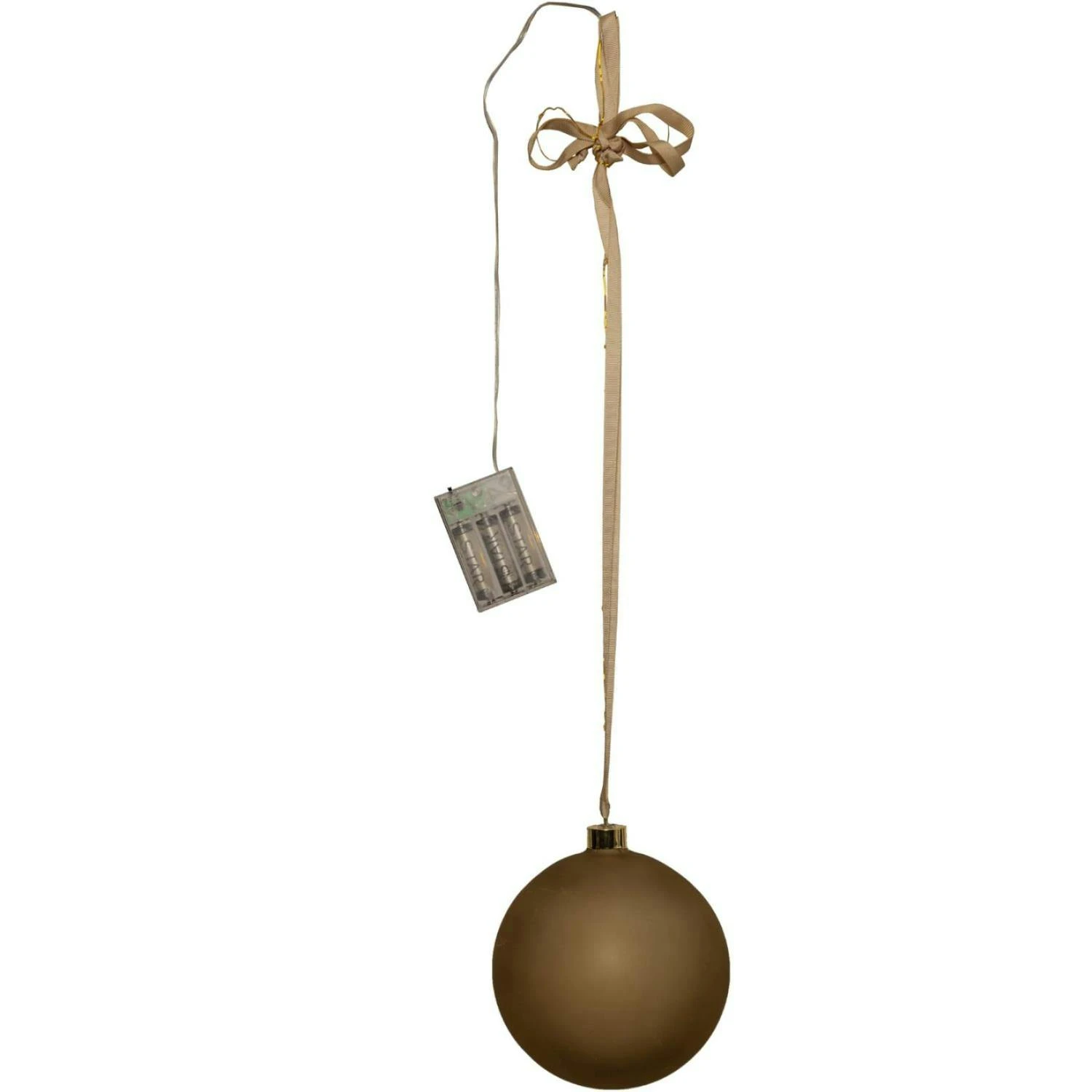 LED Weihnachtskugel Christbaumkugel Beleuchtete Glaskugel Timer Deko Gold 15cm 1 LED Weihnachtskugel Christbaumkugel Beleuchtete Glaskugel Timer Deko Gold 15cm