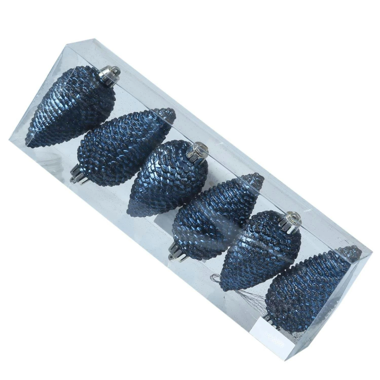 Christbaumschmuck Baumschmuck Tannenzapfen Bruchfest Glitzernd 8cm Blau 6St. 1 Christbaumschmuck Baumschmuck Tannenzapfen Bruchfest Glitzernd 8cm Blau 6St.