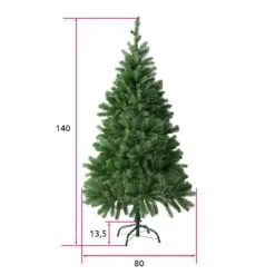 Tectake Künstlicher Weihnachtsbaum Naturgetreu Mit Metallständer - 140 Cm, 470 Spitzen Und Spritzguss-Nadeln Grün - 402819 -VIDAXL Store 0538fce5 1913 4249 b2ce b6b95d775e50