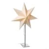 Papierstern Luna Weihnachtsstern Leuchtstern H: 55cm E14 Fassung Inkl.Kabel Weiß