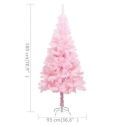 VIDAXL Künstlicher Weihnachtsbaum Mit LED Ständer Rosa 180 Cm PVC -VIDAXL Store 0e94a8cb 0376 4ba7 8a36 11d5ce0bfece