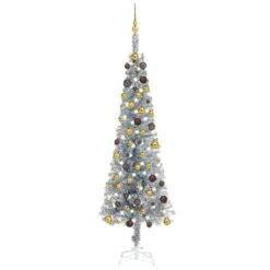 VIDAXL Schlanker Weihnachtsbaum Mit LEDs & Kugeln Schwarz 210 Cm 11 VIDAXL Schlanker Weihnachtsbaum Mit LEDs & Kugeln Schwarz 210 Cm -VIDAXL Store 0fc0e577 dc5c 467f 96a1 63099772122a 3