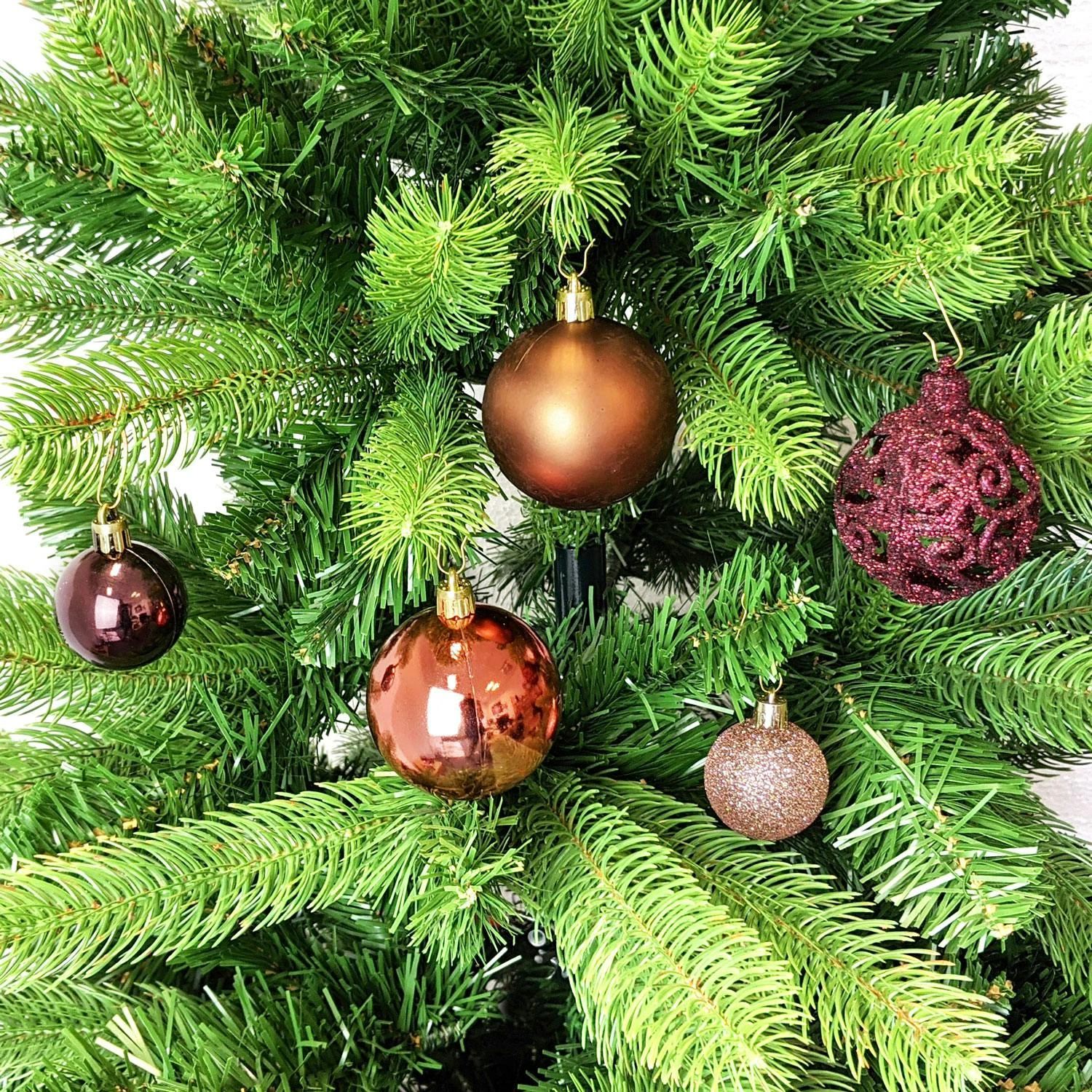 100er Weihnachtskugel-Set Heaven Ø3/4/6cm Kunststoff 7 100er Weihnachtskugel-Set Heaven Ø3/4/6cm Kunststoff – Bild 7