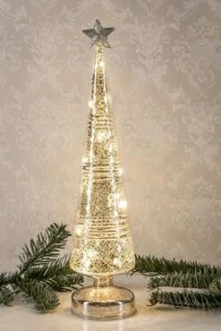 LED Weihnachtsbaum Tannenbaum Dekoriert Mit Lichterkette H: 50,5cm Grün/gold -VIDAXL Store 103d2da0 3600 4a05 96f5 48e35a76eced