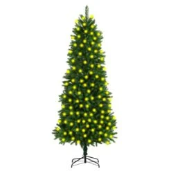 VIDAXL Künstlicher Weihnachtsbaum Mit LEDs 240 Cm Grün