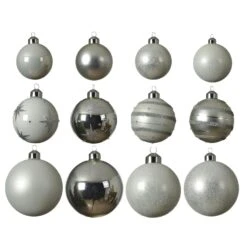 Christbaumkugel Weihnachtskugel Glas 3 Größen Glänzend Matt Glitzernd Rosa 12St. -VIDAXL Store 15e66452 67c9 4b7d 863c b423154ef08a 4