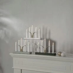 Fensterleuchter Lilja 5flammig E10 Glühlampen Weihnachsbeleuchtung 25cm Grau -VIDAXL Store 161182df 6aa5 4c14 9edd 533bd22f478b