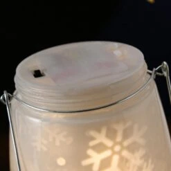 LED Dekoglas SNOW Rotierende Schneeflocken Für Innen H: 16cm Weihnachtsdeko Weiß -VIDAXL Store 16c509be cf9b 44cc 9fda 9543b8d7a0f4