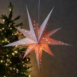 Papierstern Emma Weihnachtsstern Faltstern Leuchtstern D: 58cm Inkl. Kabel Weiß -VIDAXL Store 18703155 ff7c 4bae 9dea 29e3e3dc9184