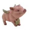 NEU Schwein Mit Flügeln, Rosa / Gold, 9,5 X 6 X 8 Cm, "Germany", Handgefertigt