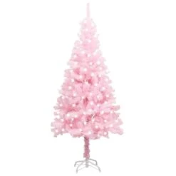 VIDAXL Künstlicher Weihnachtsbaum Mit LED Ständer Rosa 180 Cm PVC -VIDAXL Store 1e21f395 eae2 49c0 8298 107893b97b10 2