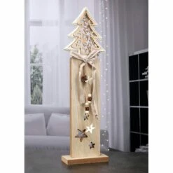 Deko Holzsäule Tannenbaum Dekosäule Holzständer Weihnachten Mit Tannenmotive -VIDAXL Store 24872be1 e947 4b27 aade 2b18965b5ea7 1