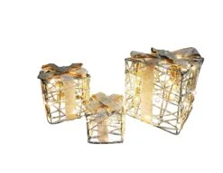 Tarrington House LED Pyramide, Metall/ PVC, 13 X 13 X 60 Cm, 16 LED, 0.96 W, Weiß -VIDAXL Store 28d3376f 2db0 49c5 90ab aa0048b8b591 8