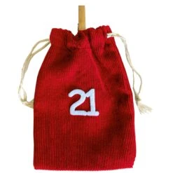 Adventskalender Säckchen Zum Selbstbefüllen L 2,6m (Grau, Beige, Rot) -VIDAXL Store 2a3fdf17 9632 4f5a 9fb1 f7f04ab233a6