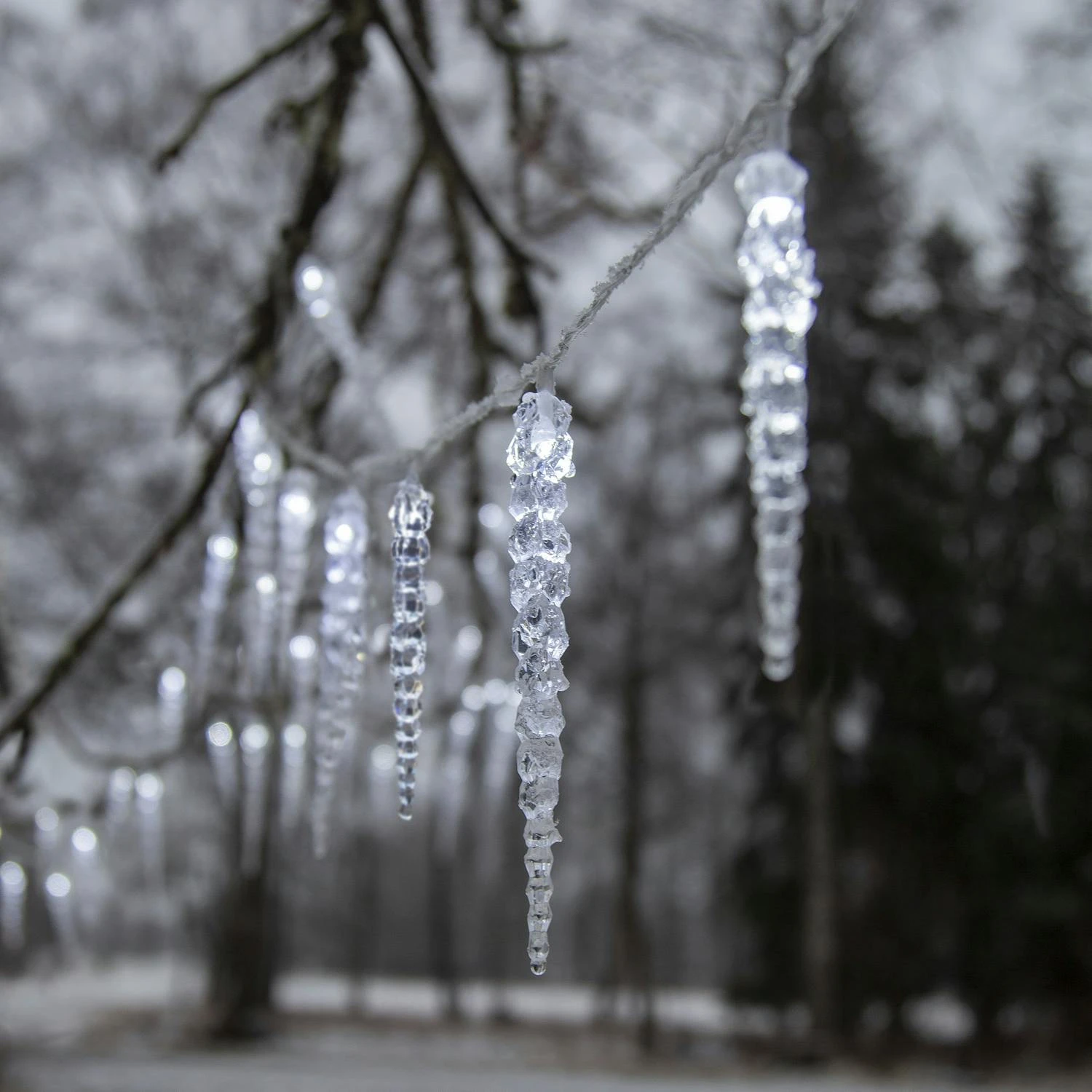 LED Lichterkette 40 Eiszapfen 8 Lauflichtfunktionen Timer Weihnachtsdeko F.Außen 6 LED Lichterkette 40 Eiszapfen 8 Lauflichtfunktionen Timer Weihnachtsdeko F.Außen – Bild 6