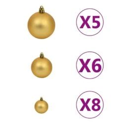 VIDAXL Künstlicher Weihnachtsbaum Mit LEDs & Kugeln 120 Cm Grün -VIDAXL Store 30bbb21e 7592 47d2 bff9 1fbbf5c1d2fd