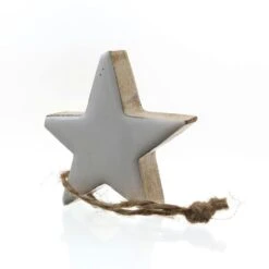 Holzstern Weihnachtsstern Hängestern Anhänger Jute Kordel Emailliert Schwarz -VIDAXL Store 31cce847 bf43 485a ab82 7a0cea3b10f1 2