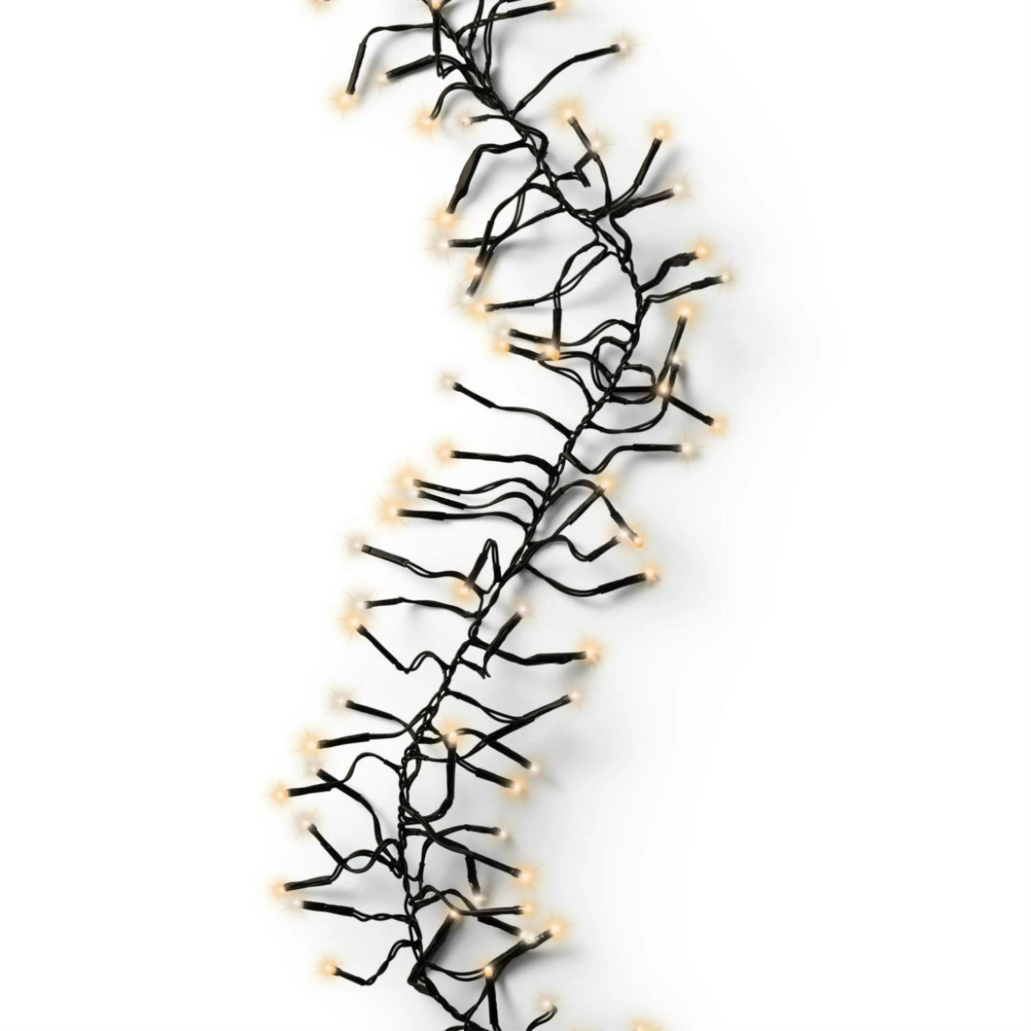 LED Büschellichterkette Cluster 3000 LED Warmweiß Bernstein Timer 8 Funkt. 27m 2 LED Büschellichterkette Cluster 3000 LED Warmweiß Bernstein Timer 8 Funkt. 27m – Bild 2