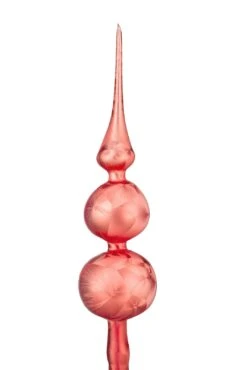 Weihnachtsbaumspitze Groß 35cm In `Ice Lachs`