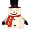 Tarrington House Schneemann, Dacron/Metall, 35 X 35 X 71 Cm, 60 LED