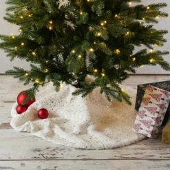 Weihnachtsbaumdecke Weihnachtsbaumteppich Baumrock Tannenbaumdecke D: 90cm -VIDAXL Store 356b422f 7a52 4620 8816 59f59c08fbbd