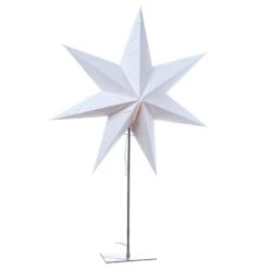 Papierstern Luna Weihnachtsstern Leuchtstern H: 75cm E14 Fassung Inkl.Kabel Weiß -VIDAXL Store 38532c1f 9f1a 4552 8277 4f426d975e3a