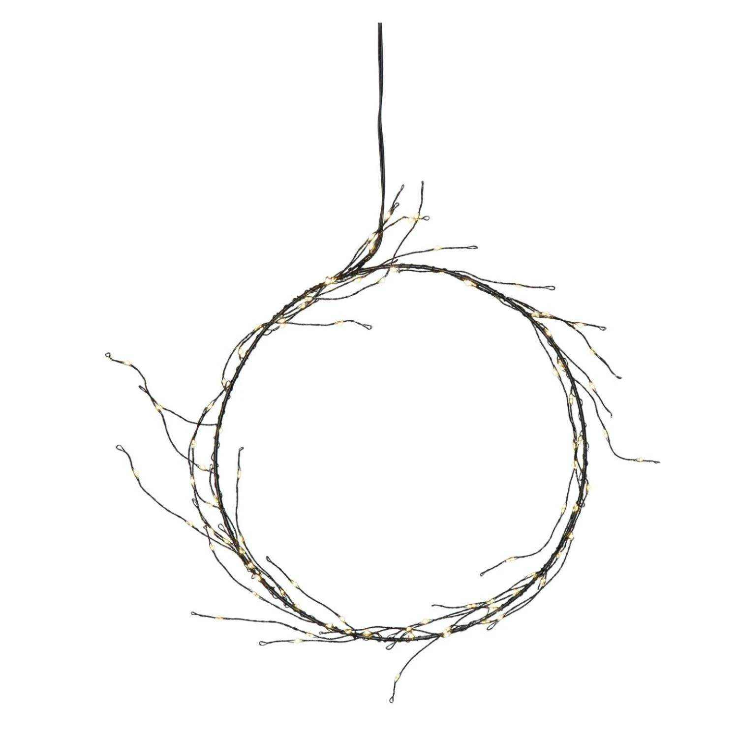 LED Kranz Ring Kreis Wanddeko Hängend Weihnachten 120LED D: 50cm Für Außen 5 LED Kranz Ring Kreis Wanddeko Hängend Weihnachten 120LED D: 50cm Für Außen – Bild 5