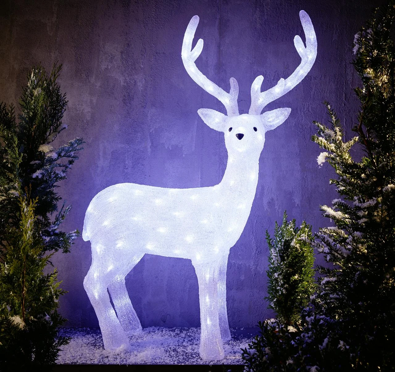 Tarrington House LED-Acryl Rentier, 70 X 25 X 102 Cm, 136 LED, 10 W, Kaltweiß 7 Tarrington House LED-Acryl Rentier, 70 X 25 X 102 Cm, 136 LED, 10 W, Kaltweiß – Bild 7