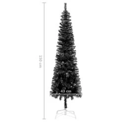 VIDAXL Weihnachtsbaum Schlank Mit LEDs Schwarz 150 Cm 12 VIDAXL Weihnachtsbaum Schlank Mit LEDs Schwarz 150 Cm -VIDAXL Store 3e7c1d5a f7b1 4eb5 bd1f 693d6725397a