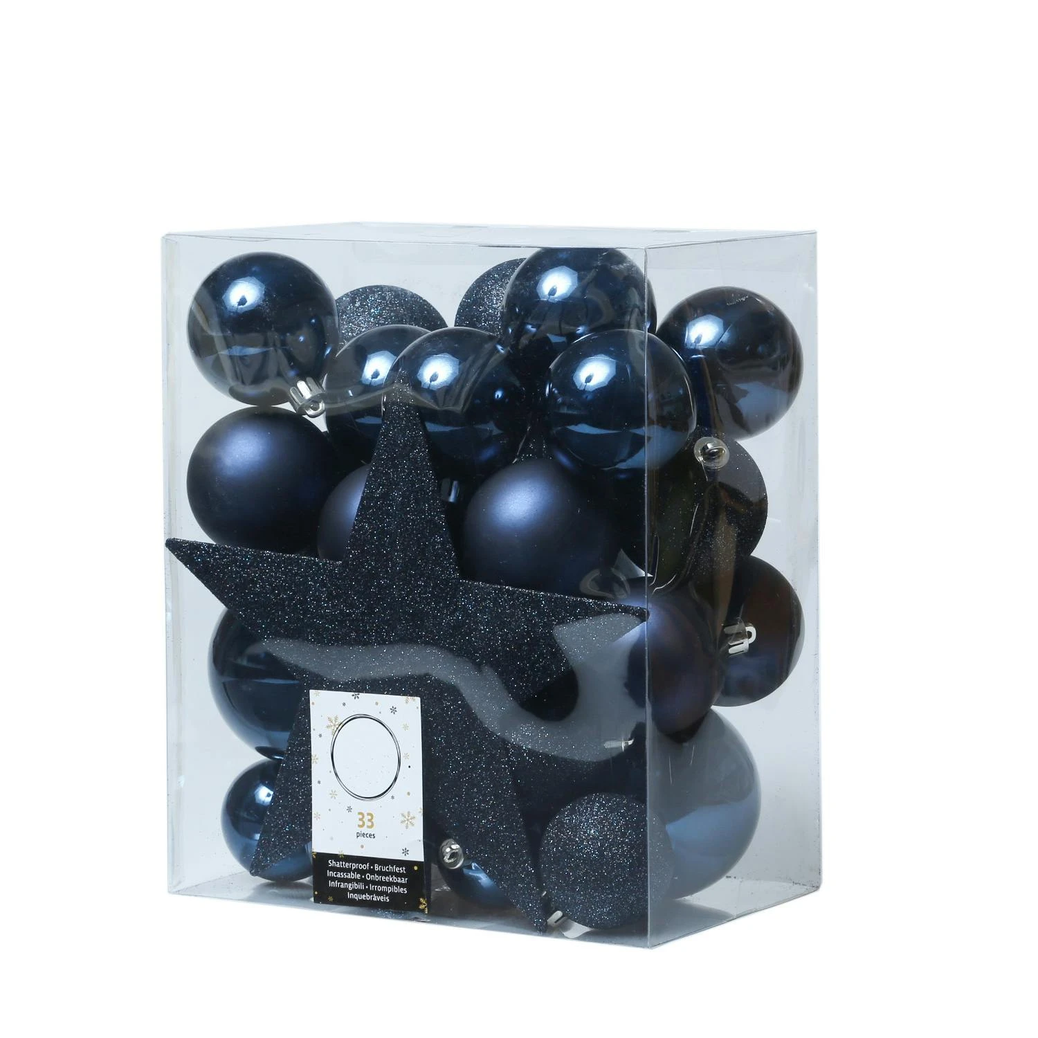 Christbaumkugel Weihnachtskugel Bruchfest Glänzend Matt Glitzernd Blau 33er Set 1 Christbaumkugel Weihnachtskugel Bruchfest Glänzend Matt Glitzernd Blau 33er Set