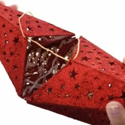 Raburg LED Deko-Weihnachtsstern ROT Mit Glitzer,LEDs In WARM-WEIß, Beleuchtet, Kabellos, Inkl. Batterien & Fernbedienung -VIDAXL Store 413147c0 ad50 4620 998b 2916b755fcf7