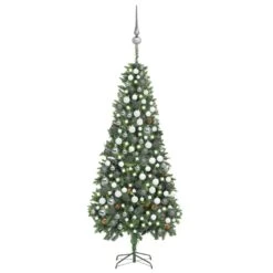 VIDAXL Künstlicher Weihnachtsbaum Mit LEDs Kugeln & Zapfen 210 Cm -VIDAXL Store 4269e413 efc4 4c67 b5fb f4f7e4969663 4