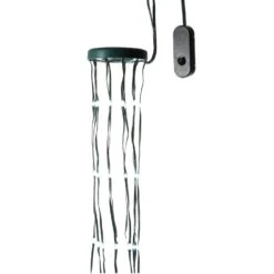 LED Baummantel Lichterkette 12 Stränge 252LED Bunt 13Funkt. Fernbedienung 2,1m