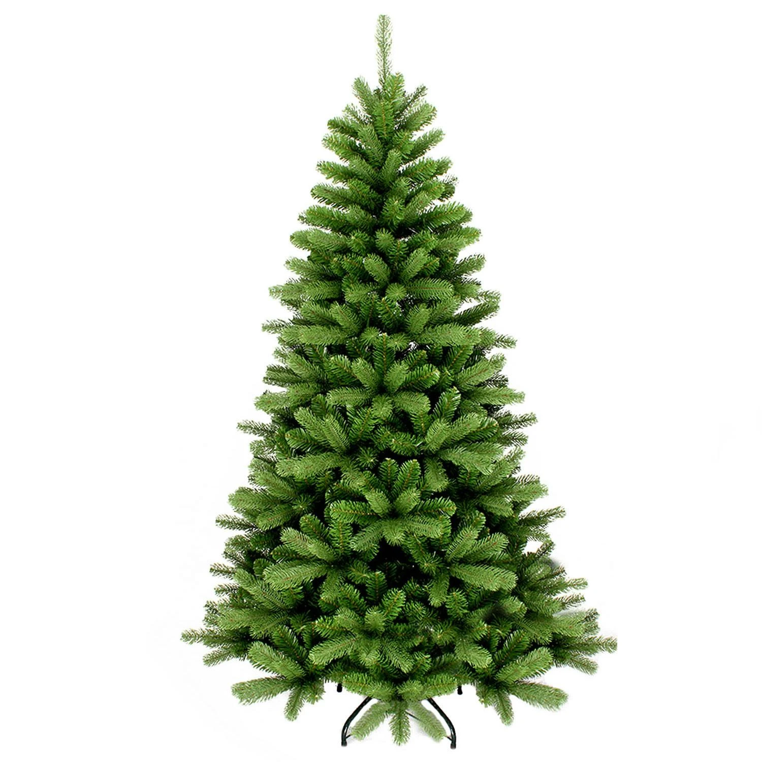 Wohaga Weihnachtsbaum 'DeLuxe' Künstlicher Tannenbaum Inkl. Baumständer Kunststoff/Metall Grün 1 Wohaga Weihnachtsbaum 'DeLuxe' Künstlicher Tannenbaum Inkl. Baumständer Kunststoff/Metall Grün