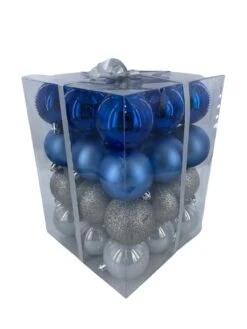 Tarrington House Weihnachtskugeln, Kunststoff, Ø 15 Cm, Gewellt, Glänzend Und Glitzernd, Mehrfarbig, 9 Stück -VIDAXL Store 4773c88e 48d4 4f59 8800 2c88378963bd