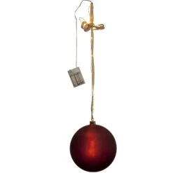 LED Weihnachtskugel Christbaumkugel Beleuchtete Glaskugel Timer Deko Rot 20cm -VIDAXL Store 48af38ae 100d 4733 94bb 6e4303ae83db