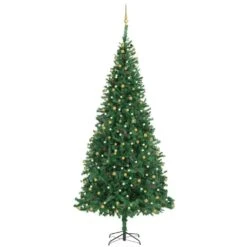 VIDAXL Künstlicher Weihnachtsbaum LEDs & Kugeln Beschneit Grün 300 Cm -VIDAXL Store 4e40c7b8 f7f3 44a6 a4d9 ddfaf996f5b5 1