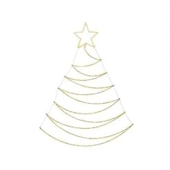 LED Tannenbaum Metallbaum Beleuchtet Wanddeko Weihnachtsdeko 1,5m Für Außen