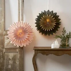 Papierstern Crystal Weihnachtsstern Faltstern D: 50cm 2-lagig Dekostern Rosa -VIDAXL Store 5802f4e2 3c33 40ca be52 3472fda5ce25