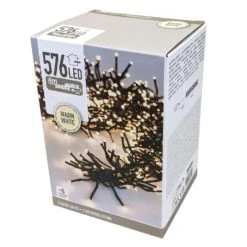 LED Cluster-Lichterkette 576 LED-Lichter / 4m / Warmweiße LEDs / In- & Outdoor -VIDAXL Store 59370494 bd5f 45c1 b00c 16abc424a31e