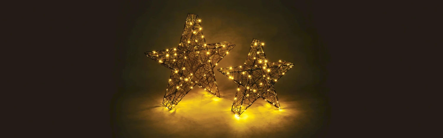 Tarrington House Sterne 2er-Set, Metall/ Kupfer/ PVC, 160 LED, 3.6 W, Warmweiß 6 Tarrington House Sterne 2er-Set, Metall/ Kupfer/ PVC, 160 LED, 3.6 W, Warmweiß – Bild 6