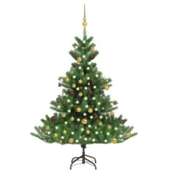 VIDAXL Künstlicher Weihnachtsbaum Mit LEDs & Kugeln Grün 120 Cm 9 VIDAXL Künstlicher Weihnachtsbaum Mit LEDs & Kugeln Grün 120 Cm -VIDAXL Store 5f3ce02e aeb9 41b9 9792 e6ef9a57fb19