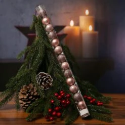 Christbaumkugel Weihnachtskugel Bruchfest 3cm Glänzend Matt Glitzernd Rosa 14St. -VIDAXL Store 5f957d92 d74e 4c81 af74 139e4468972a