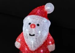 Tarrington House LED Acryl-Weihnachtsmann, 17 X 15 X 35 Cm, 30 LED, 1 W, Freistehend, Rot/ Weiß -VIDAXL Store 636f1e49 c148 44e7 bd49 7b3662bfc3bf