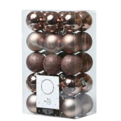 Christbaumkugel Weihnachtskugel Bruchfest Glänzend Matt Glitzernd Braun 14 Stk -VIDAXL Store 64eaafff cdbf 4841 84f2 20c972c36b86