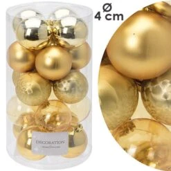 XXL Weihnachtskugeln Groß Für Den Außenbereich, Frostsicher Und Wetterfest - Ø 25 Cm, Gold Glänzend -VIDAXL Store 688e2e5b 80a7 4363 9a73 e27439292940