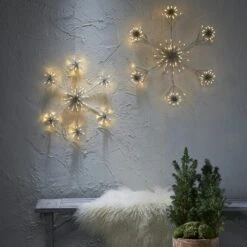 LED Schneeflocke Wanddeko Weihnachten Winter 144LED D: 60cm Für Außen Weiß -VIDAXL Store 6f090eac 677b 4b67 b6e7 d0442a8765d6